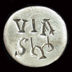 Ring, Roman, Bezel Only, Enigmatic Engravings, ca. 1st-3rd Cent.